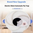 thumbnail image 2 of Electric Fly Trap Fly Catcher Pest Device Flying Insect Trap Automatic Indoor Pest Traps Reject Control Catcher Repellents Tools for Patios Ranch (flat plug charging), 2 of 3