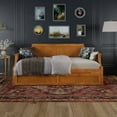 thumbnail image 3 of AFI Cambridge Mid-Century Solid Wood Daybed with Twin Trundle in Light Toffee, 3 of 14