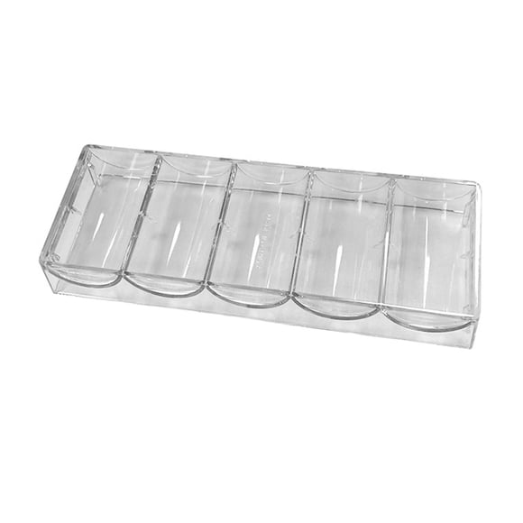 WHAMVOX Transparent Rotating Poker Card Holder For Storage Use Made Of