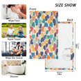 thumbnail image 6 of Yayeee 100% Cotton Hand Towels for Bathroom 16" x 28" Soft Absorbent Kitchen Towel, Colorful Clover Pattern, 6 of 7