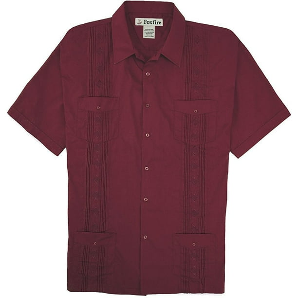 Foxfire Foxfire Sportswear Regula, Big and Tall Men's Guayabera Shirt