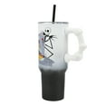 thumbnail image 2 of Nightmare Before Christmas Love You To Death 40 Oz Ombre Stainless Steel Tumbler With Handle, 2 of 7