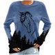 thumbnail image 2 of Ichuanyi liquidación de la moda para mujeres de la moda impresa manga de mangas largas blusa redonda de cuello redondo sudadera sudadera sudadera con capucha ICHUANYI WER202308211921, 2 of 4
