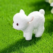 Masteelf 10pcs Mini Resin Sheep Figurines Tiny Lamb Ornaments for Lawn Micro Landscape Decorative Sheep Model for Home and Garden Decor