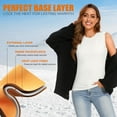 thumbnail image 4 of Thermal Tank Top for Women Fleece Lined Underwear Sleeveless Camisole Baselayer Undershirts Winter Vest, 4 of 6