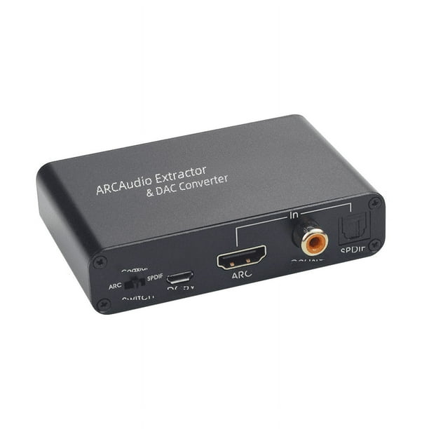 Convertidor DAC de retorno de audio ARC HDMI digital a analógico