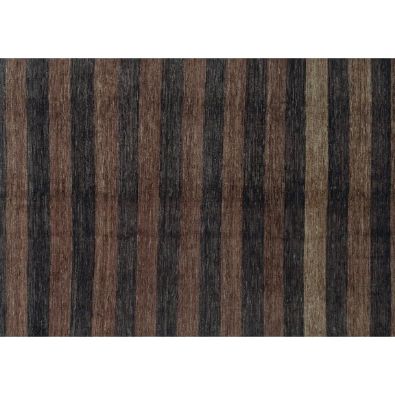 Ahgly Company Indoor Rectangle Abstract Light Blue Modern Area Rugs, 5' x 7'