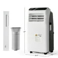 Aoxun 11500 BTU Portable Air Conditioner, 4in1 AC Unit With Cool Dehum Fan Sleep Heat Mode