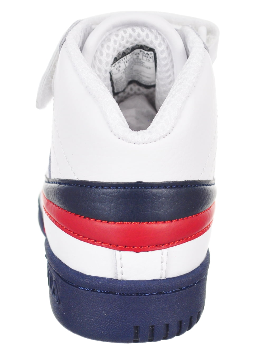 Fila Boys' Heritage Mid-Top Sneakers - white/navy/red, 9 toddler