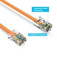 thumbnail image 2 of FireFold Cat5e Ethernet Patch Cable Orange 0.5ft with Gold Plated RJ45 Connectors – 350 MHz High Performance Patch Cord – 4 UTP 24 AWG Stranded Copper Pure Conductors with PVC Jacket, 2 of 3
