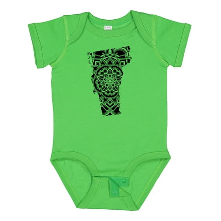 

Inktastic Vermont Silhouette Mandala Gift Baby Boy or Baby Girl Bodysuit