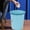 blue, variant on Portable Hollow Plastic Trash Can - (22.519.514.5cm) Lidless Round Waste Basket for Living Room, Bedroom, Office & Kitchen,Yellow