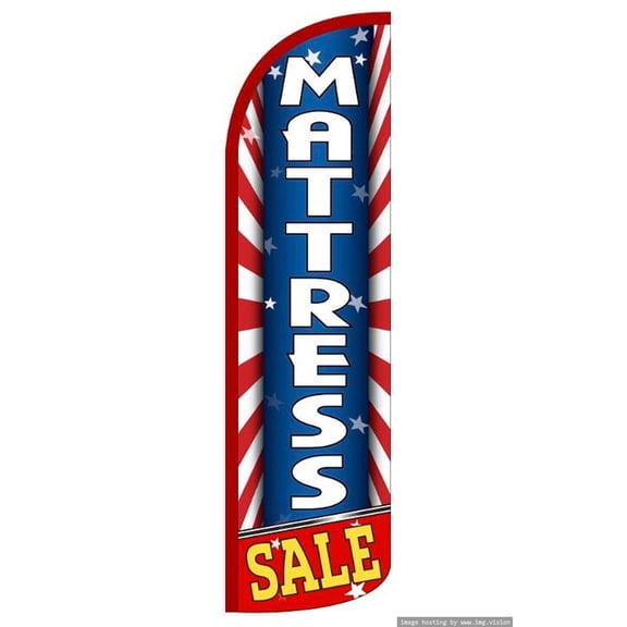 Mattress Sale Windless flag Without Pole Advertisement /Business Flags | Feather Flag |