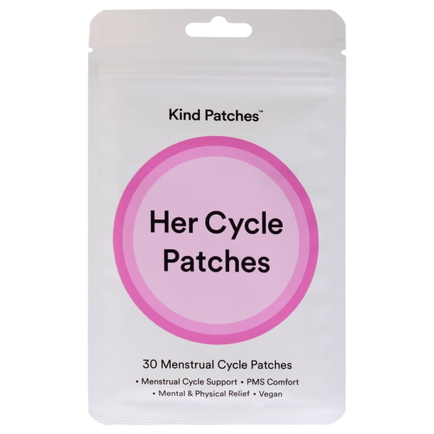 Parches Her Cycle de Kind Patches para mujeres - 30 parches