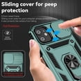 thumbnail image 4 of for iPhone 11 Case with Camera Lens Cover Screen Protector, Dual Layer [15 FT Military Grade Drop Protection] Magnetic Ring Holder Kickstand Protective Phone Case for iPhone 11 6.1 inch (Dark Green), 4 of 16