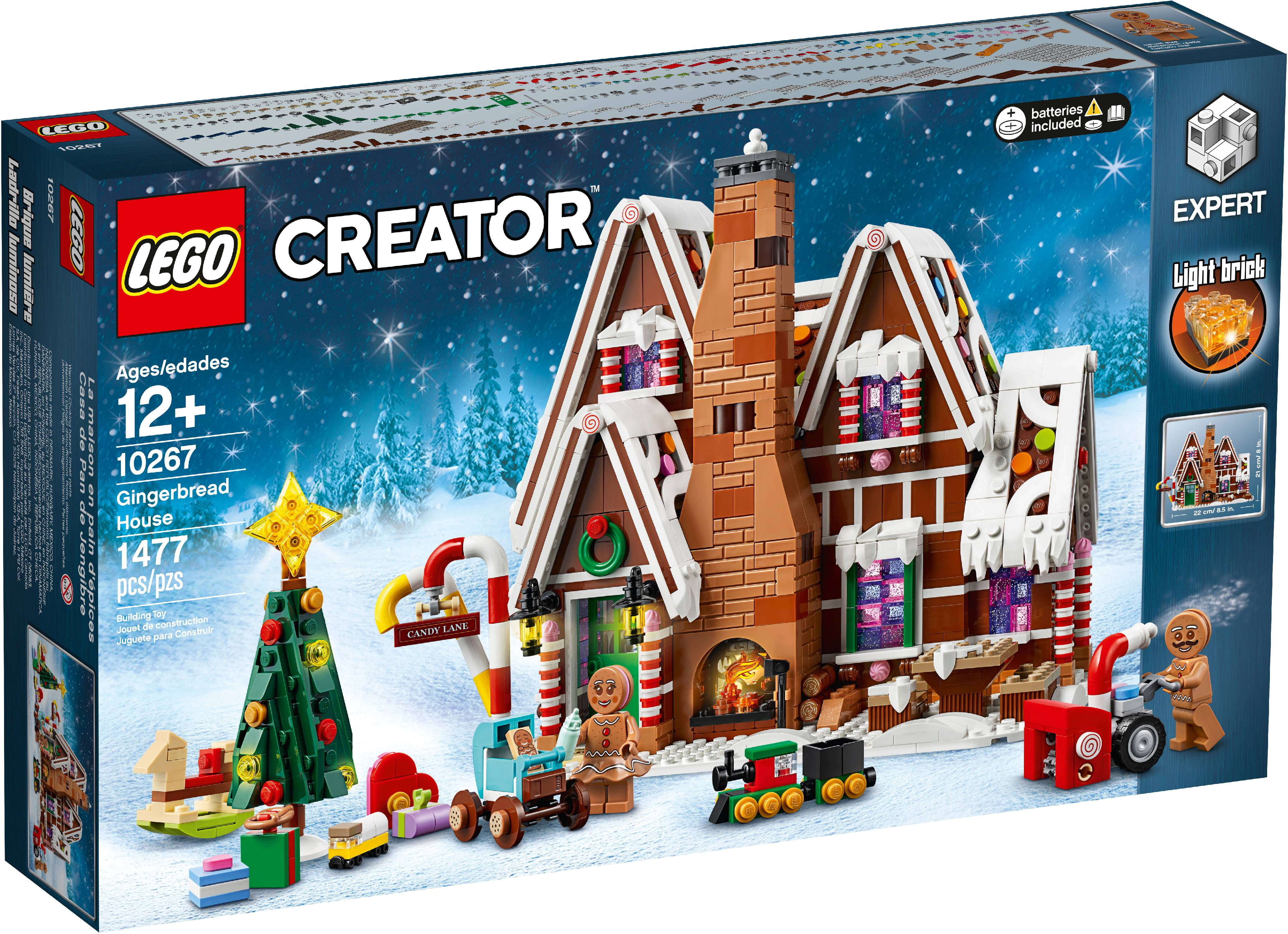 LEGO Creator Expert Gingerbread House Building Kit (1477 Piece) - Walmart.com