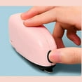 thumbnail image 2 of Mini Electric Stapler Automatic Portable for Office Desktop School and Home- 15 Sheets Capacity - Staples and AC Adapter Included Suitable for Palm Size and High Comfort, 2 of 5