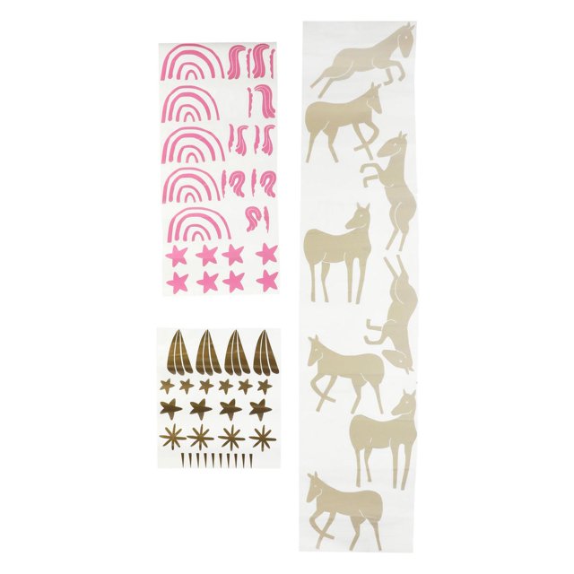 Decoración Adhesiva Pared Lumik Unicornio 20X23.5 Cm