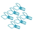 thumbnail image 1 of Clips De Carpeta, Abrazaderas De Papel Fuerza De Sujeción Fuerte Clips De Cola Hueca Material De Metal Dibujos Animados Lindos Para Oficina ANGGREK Azul, 1 of 8