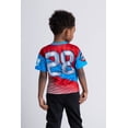 thumbnail image 3 of Disney Mickey Mouse Mesh T-Shirt and French Terry Jogger Pants Outfit Set Toddler to Big Kid, 3 of 5