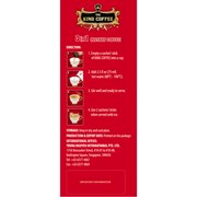 King Coffee 3IN1 Instant Coffee with Coffee Mix, Sugar and non-dairy Creamer - 20 sachets/Box 0.56oz/Sachets Vietnamese Coffee Medium Roast Arabica & Robusta Beans