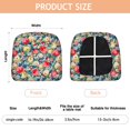 thumbnail image 3 of Pioneer Flower Seat Covers for Dining Room Chairs Set Of 4,Stretch Printed Washable Chair Seat Cover with Elastic Ties and Button,Removable Waterproof Couch Cushion Covers, 3 of 6
