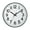 Black & White, variant on Opvise Wall Clock Large Numerals Design Easy-to-Read Battery Operated Modern Silent Non-Ticking Round Clock Wall Decoration