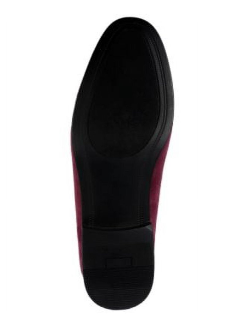 ALFANI Mens Burgundy Padded Zion Round Toe Slip On Loafers  display picture 3