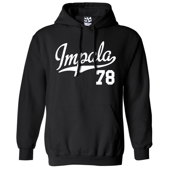 Impala 78 Script Jersey Hoodie 1978 Lowrider Ladies Womens Mens