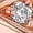 Rose, variant on Stackable 0.25 CT. T.W. Diamond Anniversary Band in 14K Gold