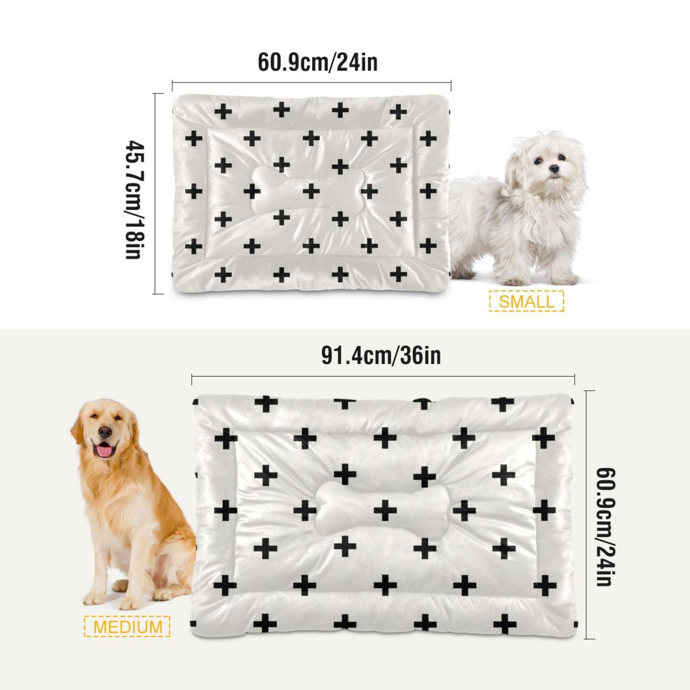 Cozy Mat Pet Bed Indoor Outdoor Warm Soft For Cat Dog Puppy(S/M) Simple and Minimalist Design