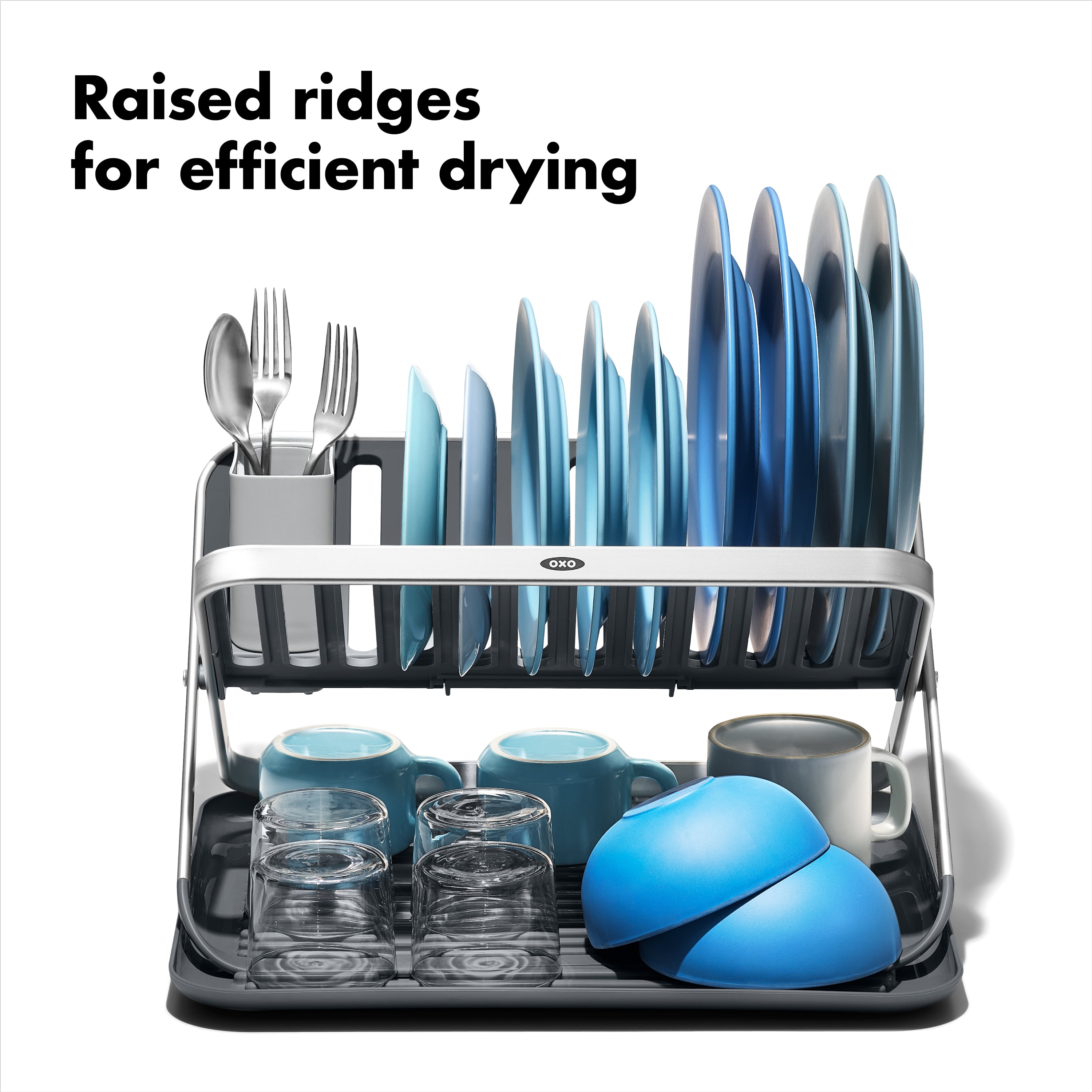OXO Aluminum Folding Dish Rack
