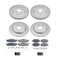 thumbnail image 2 of PowerStop Front and Rear Geomet Coated Brake Rotor and Pad Kit Fits: LINCOLN Select Models CRK8971, 2 of 5