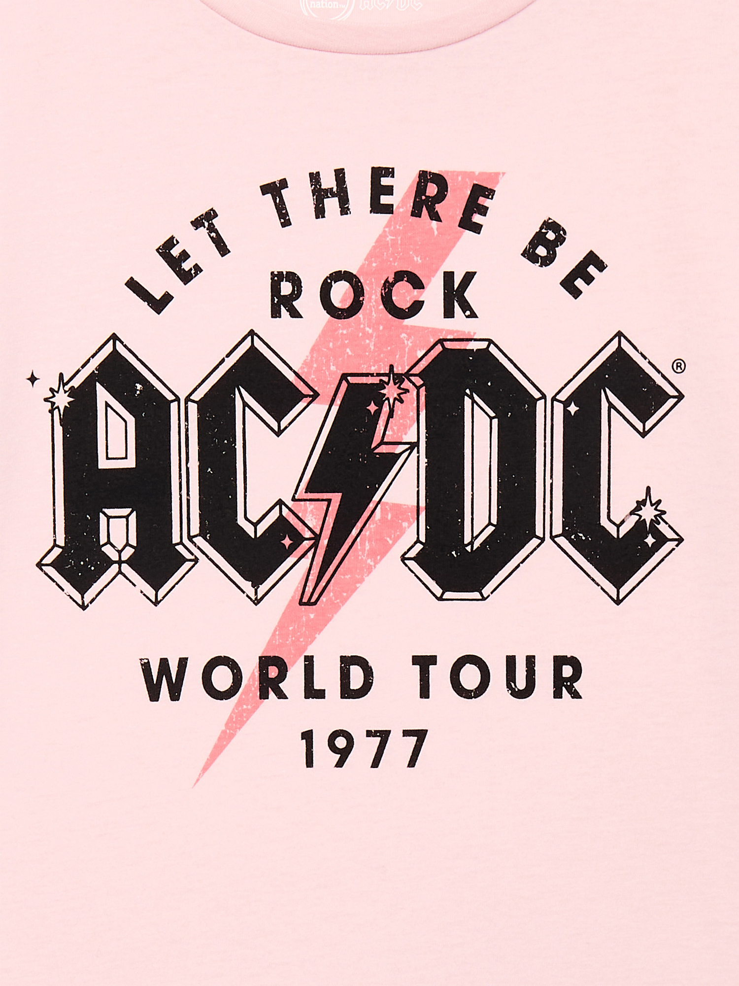 Playera gráfica de manga corta AC/DC World Tour para niña, tallas 4-18 6