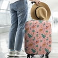 thumbnail image 2 of Pink Colorful Dinosaurs Pattern Luggage Cover Fashion Suitcase Cover Baggage Covers Fit 25-28 Inch Luggage (Go Travel), 2 of 5