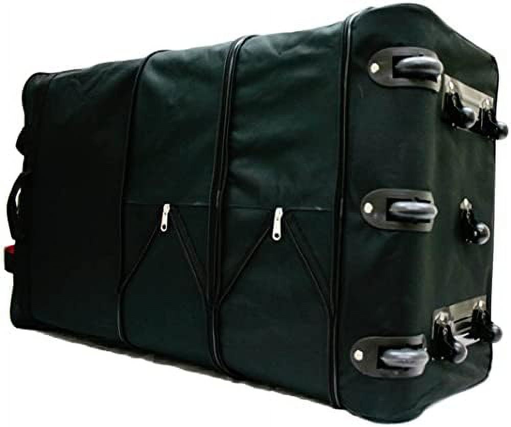 36" Rolling Wheeled Duffle Bag Spinner Suitcases Luggage Expandable
