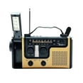 thumbnail image 1 of Multifunctional Solar Power Hand Crank Radio AM FM SW Emerncy Weather Radio with Flashlight 2000mAh Phone Charr Power Bank ,Handy Bright, 1 of 7