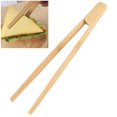 thumbnail image 2 of Bamboo Toaster Tongs for Cooking and Baking Safe NonToxic Lightweight with Good Heat Resistance 12.5 inches, 2 of 4