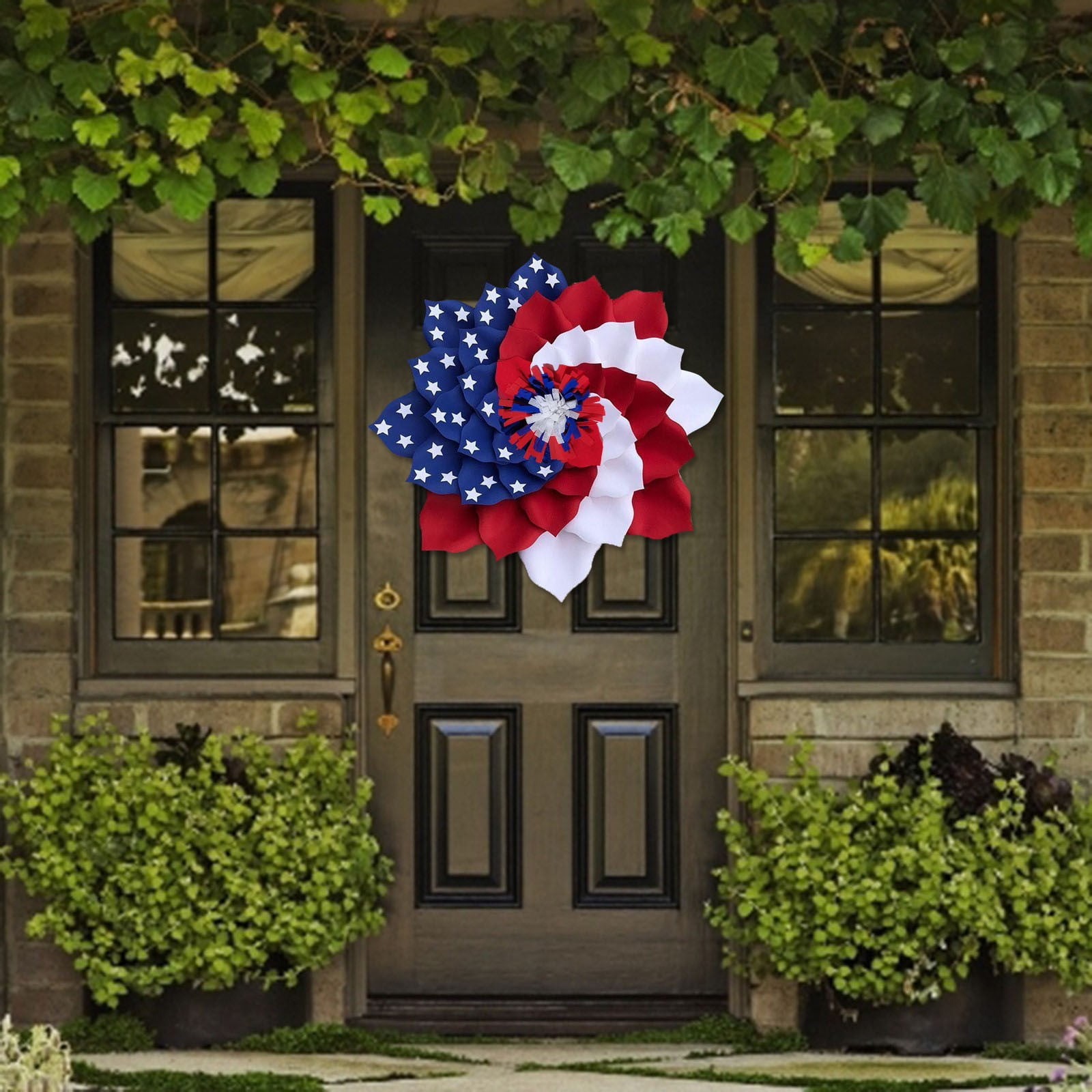 Pompotops United States Independence Day Simulation T Ulip Garland Door  Hanging Decoration 