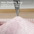 thumbnail image 6 of Cydiria Modern Soft Abstract Faux Wool Area Rug, 4' x 6', Pink, 6 of 8