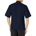 thumbnail image 3 of 0415-1605 Extra Large Short Sleeve Chef Coat in Navy, 3 of 3