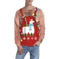 thumbnail image 3 of Faithtur Chandail en Molleton de Noël Unisexe Laid Hommes Femmes Impression Originale Renne Cloche Col Rond, 3 of 9