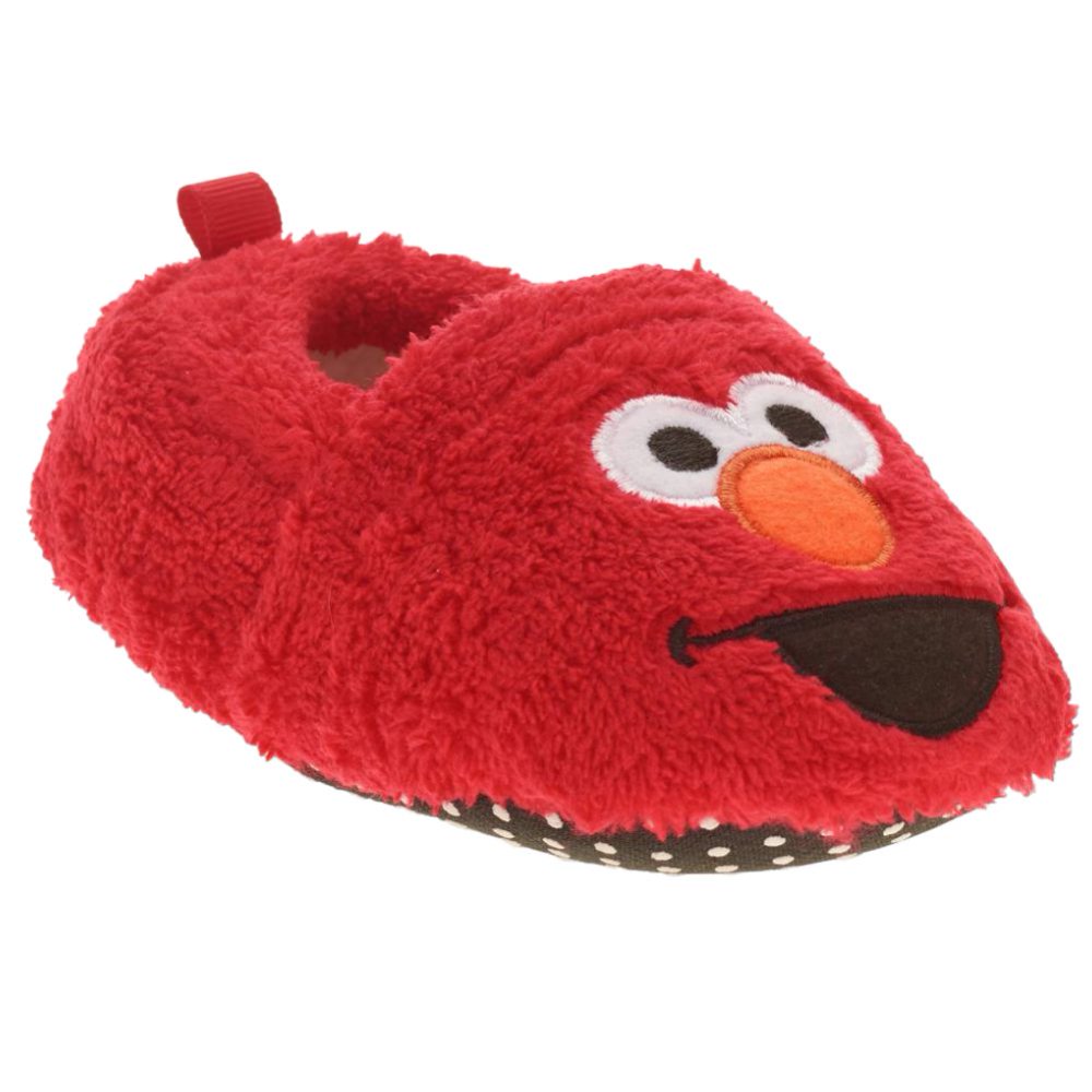 ELMO Infant Boys & Girls Plush Red Elmo Slippers Baby Crib Shoes 2