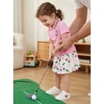 thumbnail image 5 of BemeyourBBs Toddler Baby Girl Golf Outfit Infant Baby Girls Summer Clothes Collared Short Sleeve Button Down Shirt and A-line Skirt Set Toddler Girls 2 Piece Summer Outfit, 5 of 9