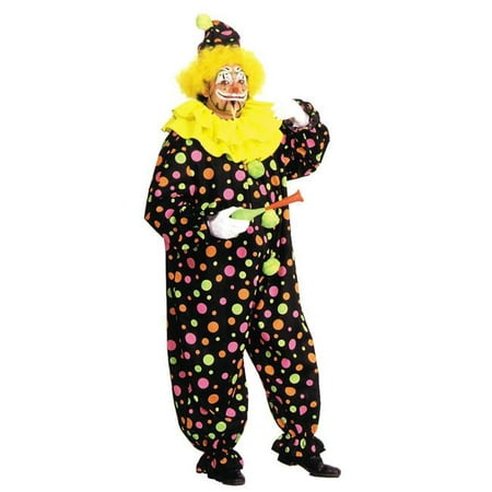 Neon Dotted Clown Full Size