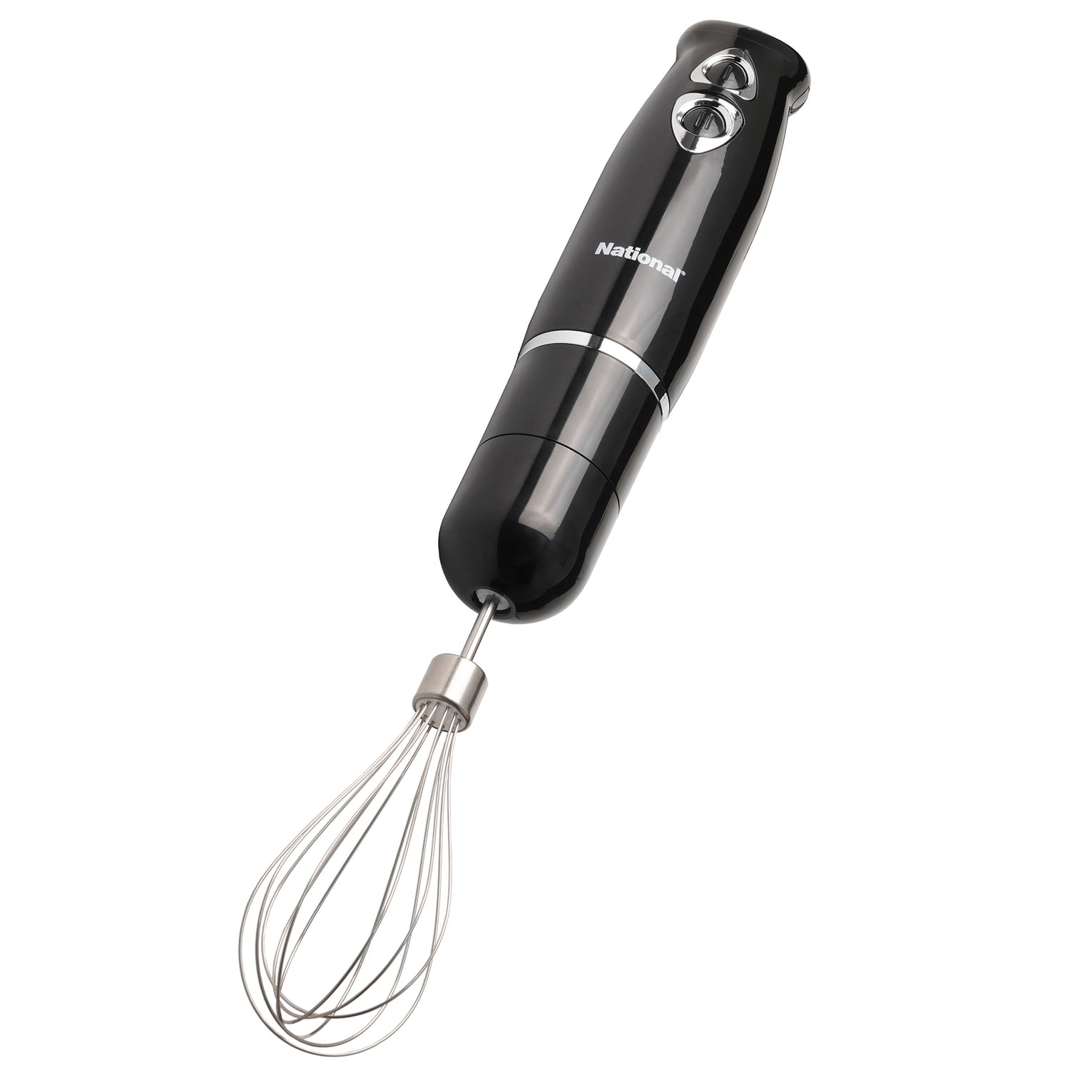 NATIONAL 500-Watt Multi-Purpose 4-in-1 Immersion Blender with Attachments (Black), NA-3104HB