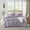 Lavender, variant on Soft Washed Pleated Comforter Set with Pintuck Pleated Design, Extra Softness Premium Microfiber Filling, All Season Lightweight, Stacie