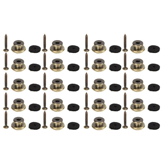 Guitar Strap Button,20Pcs Guitar Strap Button Guitar Parts Strap Button Dependable Performance