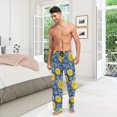 thumbnail image 7 of Floral Flamingo Pajama Pants Mens Lounge Pants Casual Men Pajama Bottoms with Pockets Drawstring, 7 of 7