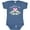 Indigo, variant on Inktastic Daddy's Girl- Heart Flowers Girls Baby Bodysuit